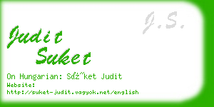 judit suket business card